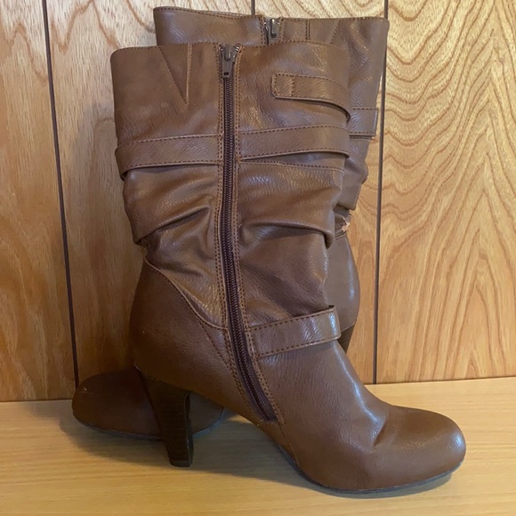 Style & Co Brown Boots Size 6 1/2 - Picture 2 of 9